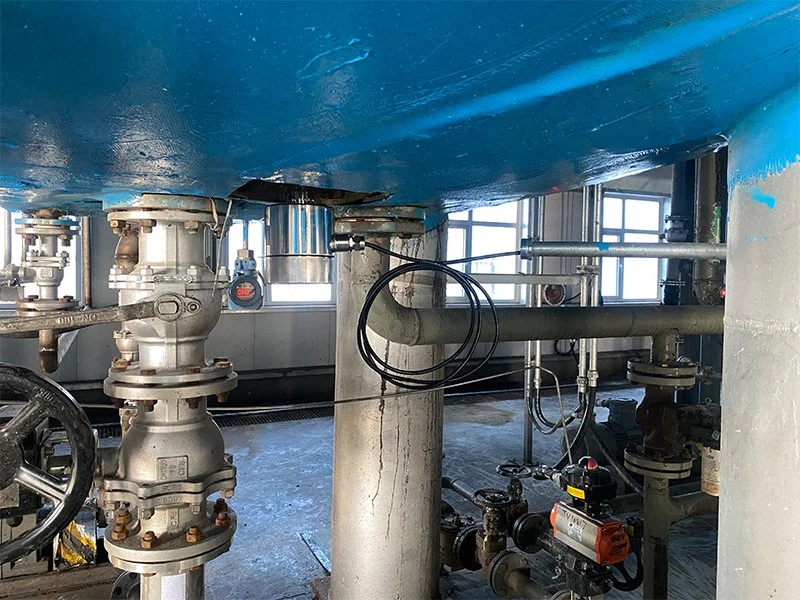 Installation picture of online viscometer reactor Installation picture of online viscometer reactor